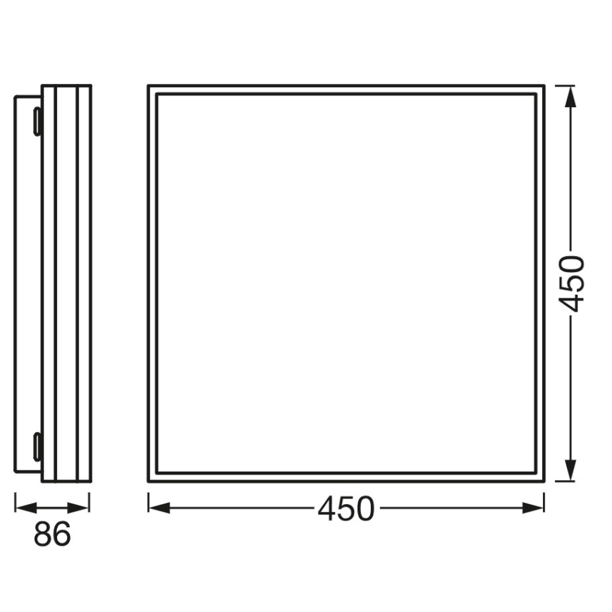 Osram - himmennettävä LED-kattovalaisin SMART+ MAGNET LED/42W/230V 45x45 cm 3000-6500K Wi-Fi