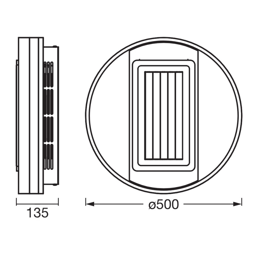 Osram - himmennettävä LED-kattovalaisin tuulettimella LED/55W/230V 3000–6500K valkoinen + kaukosäädin