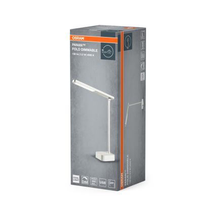 Osram - LED-himmennettävä kosketuspöytävalaisin PANAN LED/5,2W/5V 1200 mAh CRI 90