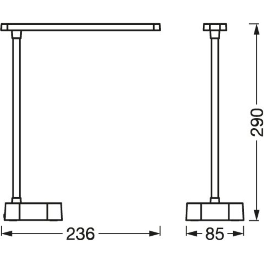 Osram - LED-himmennettävä kosketuspöytävalaisin PANAN LED/5,2W/5V 1200 mAh CRI 90
