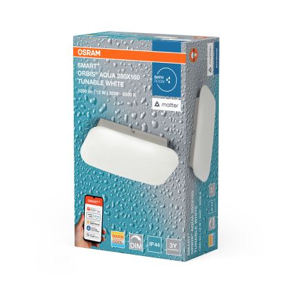 Osram - LED-himmennettävä kylpyhuoneen kattovalaisin SMART+ AQUA LED/12W/230V 3000-6500K IP44 Wi-Fi