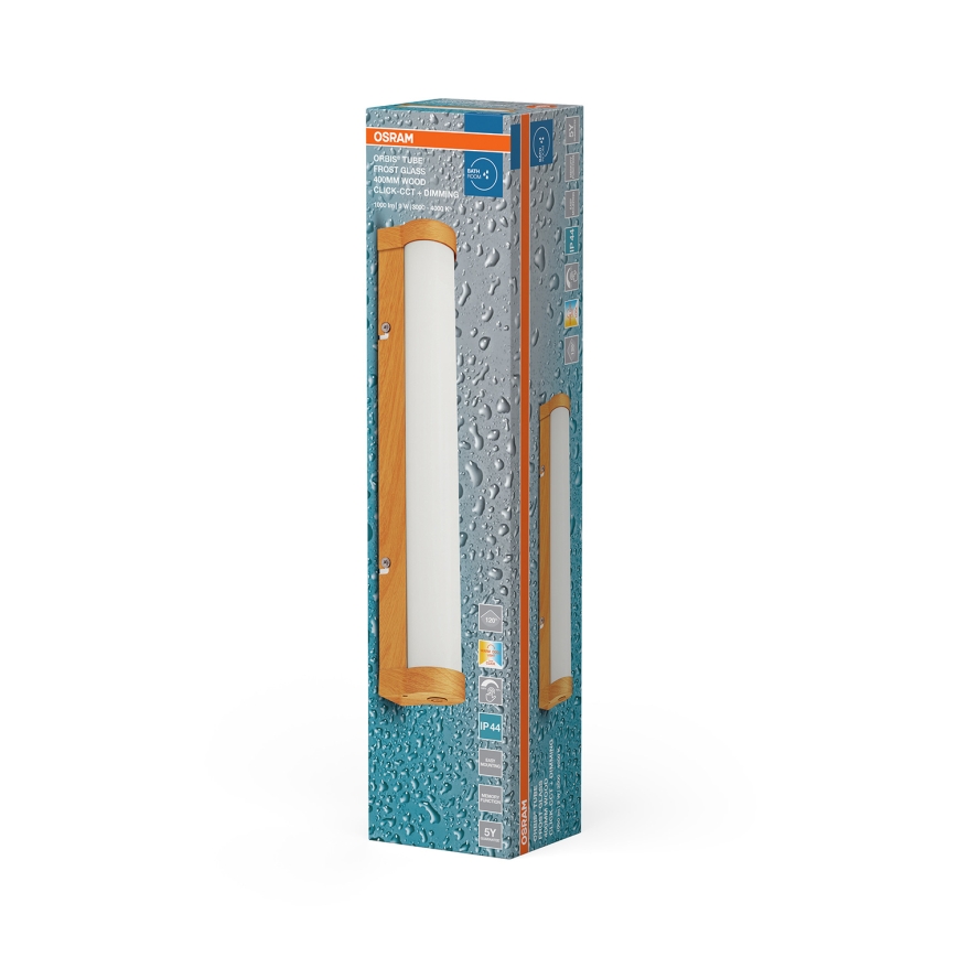 Osram - himmennettävä LED-peilivalaisin ORBIS TUBE LED/9W/230V 3000/4000K 40 cm IP44 ruskea