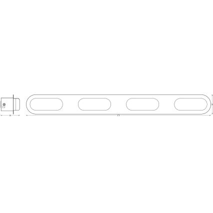 Osram - himmennettävä LED-kylpyhuoneen seinävalaisin SMART+ DUPLO LED/24W/230V 3000-6500K IP44 Wi-Fi