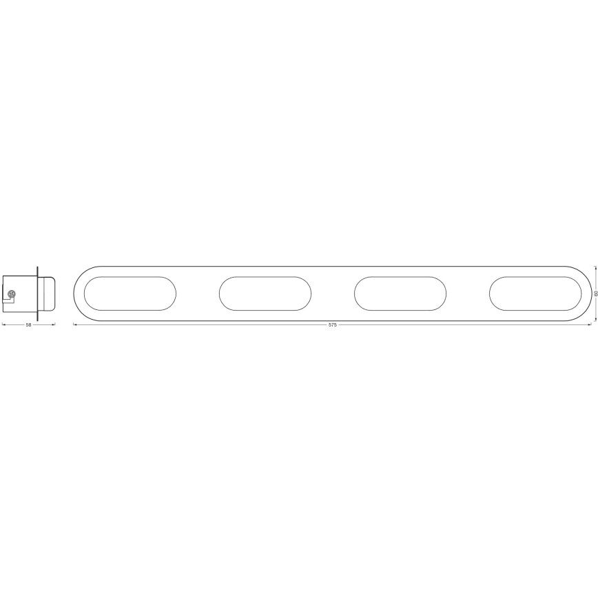 Osram - himmennettävä LED-kylpyhuoneen seinävalaisin SMART+ DUPLO LED/24W/230V 3000-6500K IP44 Wi-Fi