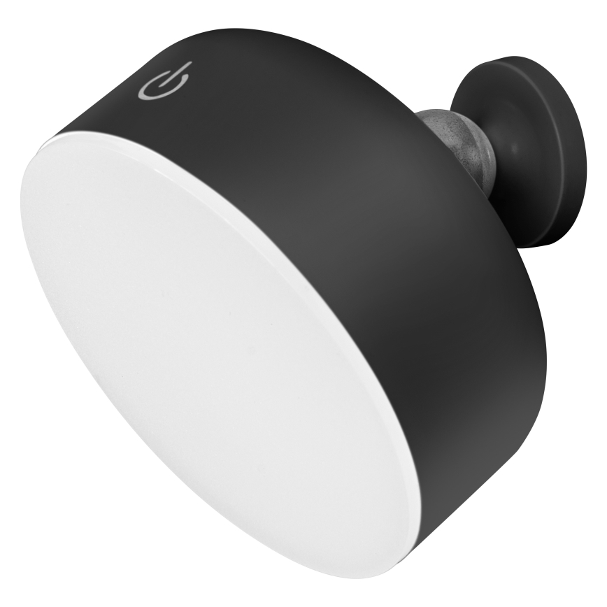 Osram - LED-himmennettävä ladattava pöytälamppu 3v1 DECOR HELPER LED/1,8W/5V musta