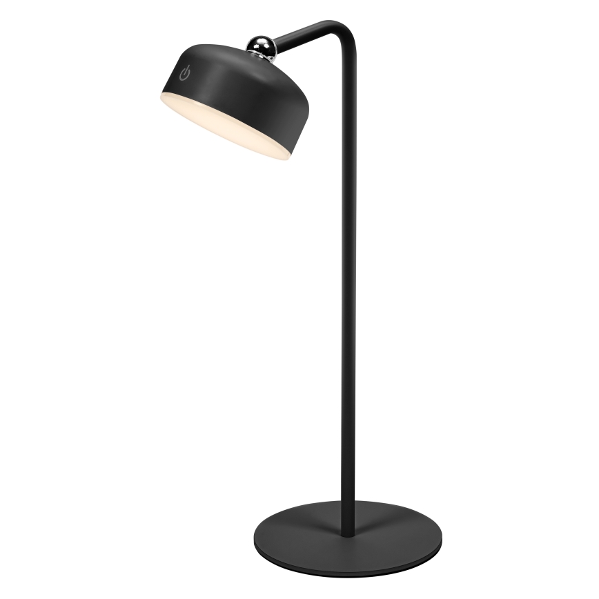 Osram - LED-himmennettävä ladattava pöytälamppu 3v1 DECOR HELPER LED/1,8W/5V musta