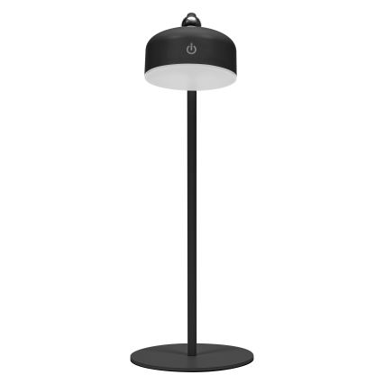 Osram - LED-himmennettävä ladattava pöytälamppu 3v1 DECOR HELPER LED/1,8W/5V musta