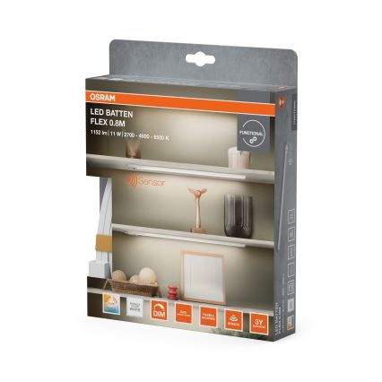 Osram - Himmennettävä LED-alakaappivalaisin liiketunnistimella BATTEN LED/11W/230V 2700/4000/6500K 81,7 cm valkoinen