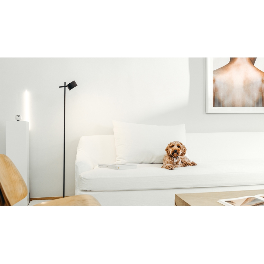 Osram - LED-himmennettävä kosketuslattiavalaisin DECOR KYOTO LED/12W/230V CRI 90 musta