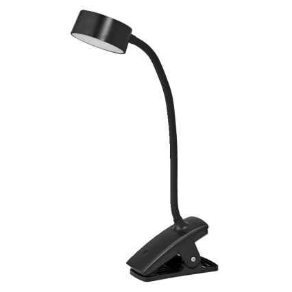 Osram - LED-himennettävä pöytälamppu klipsillä OFFICE LINE LED/4,8W/230V 3000/4000/6500K musta