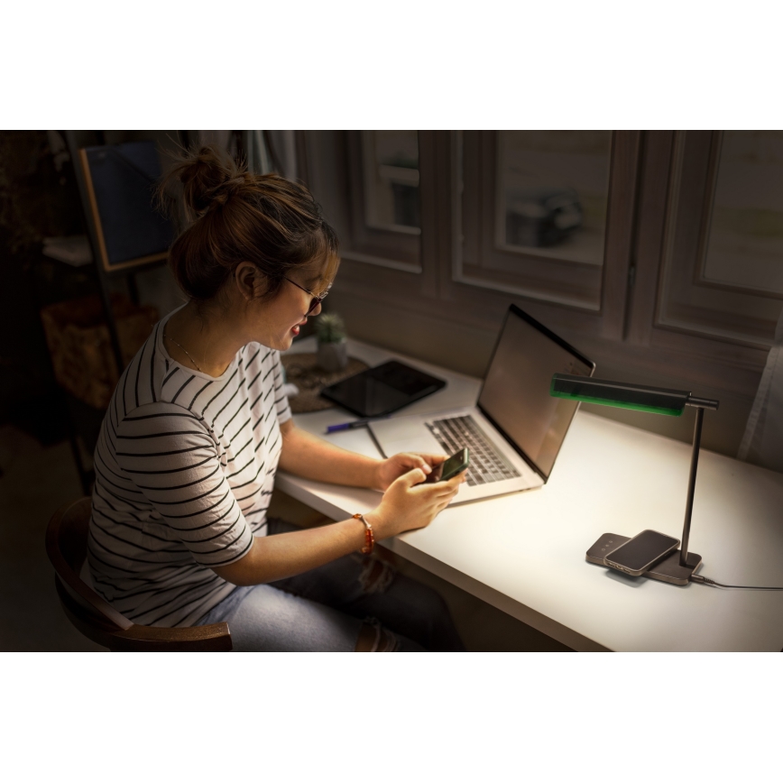 Osram - Himmennettävä LED-pöytälamppu OFFICE LINE LED/19W/230V 3000/4000/6500K musta