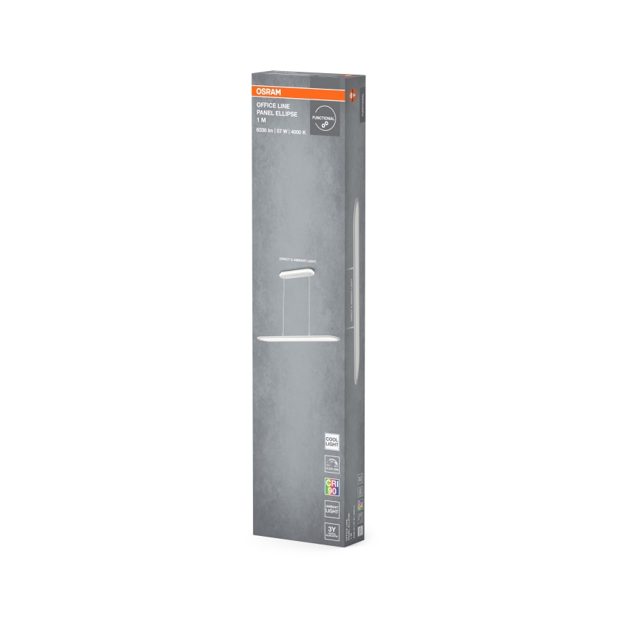 Osram - Dimmattava LED-riippuvalaisin vaijerilla OFFICE LINE LED/57W/230V 4000K 100 cm CRI 90 valkoinen