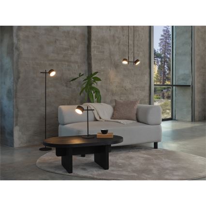 Osram - LED himmennettävä riippuvalaisin vaijerilla DECOR KYOTO 2xLED/10W/230V CRI 90 musta