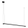 Osram - LED-himmennettävä riippuvalaisin vaijerilla OFFICE LINE LED/40W/230V 4000K 120 cm musta