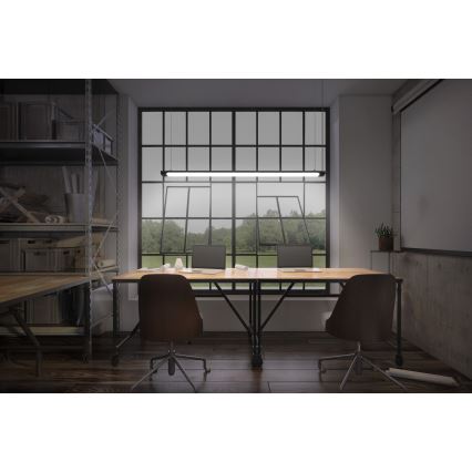 Osram - LED-himmennettävä riippuvalaisin vaijerilla OFFICE LINE LED/40W/230V 4000K 120 cm musta