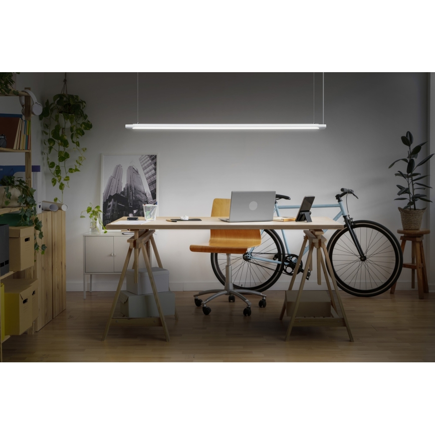 Osram - LED himmennettävä riippuvalaisin vaijerilla OFFICE LINE LED/40W/230V 4000K 120 cm valkoinen