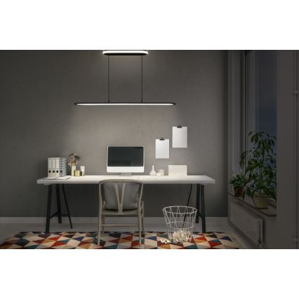 Osram - OFFICE LINE himmennettävä LED-riippuvalaisin kaapelilla LED/57W/230V 4000K 100 cm CRI 90 musta