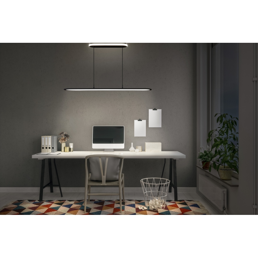 Osram - OFFICE LINE himmennettävä LED-riippuvalaisin kaapelilla LED/57W/230V 4000K 100 cm CRI 90 musta