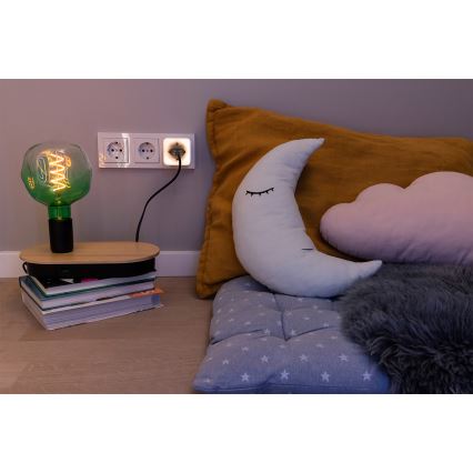 Osram - SCHUKO SMART+ NIGHTLIGHT LED-himmennettävä pistorasia valolla 3680W/230V Wi-Fi