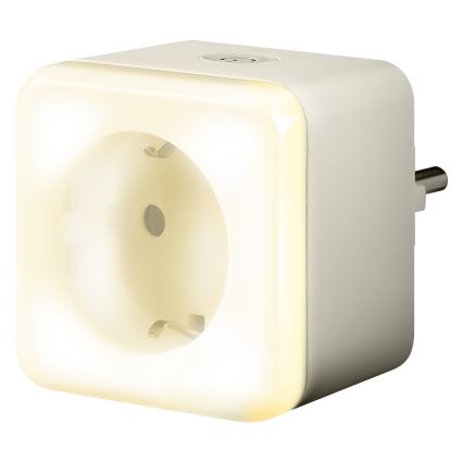Osram - SCHUKO SMART+ NIGHTLIGHT LED-himmennettävä pistorasia valolla 3680W/230V Wi-Fi