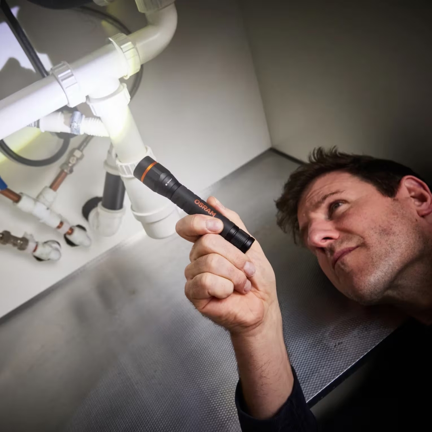 Osram - Himmennettävä LED-taskulamppu LEDINSPECT TORCH 350 ESSENTIAL LED/4W/2xAAA IP44