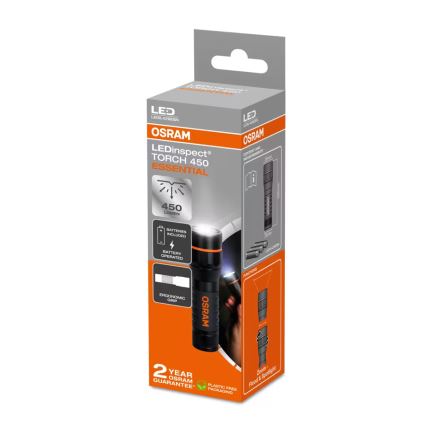 Osram - himmennettävä LED-taskulamppu LEDINSPECT TORCH 450 ESSENTIAL LED/6W/3xAAA IP44