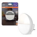 Osram - LED-himmennettävä yövalo LUNETTA LED/0,65W/230V