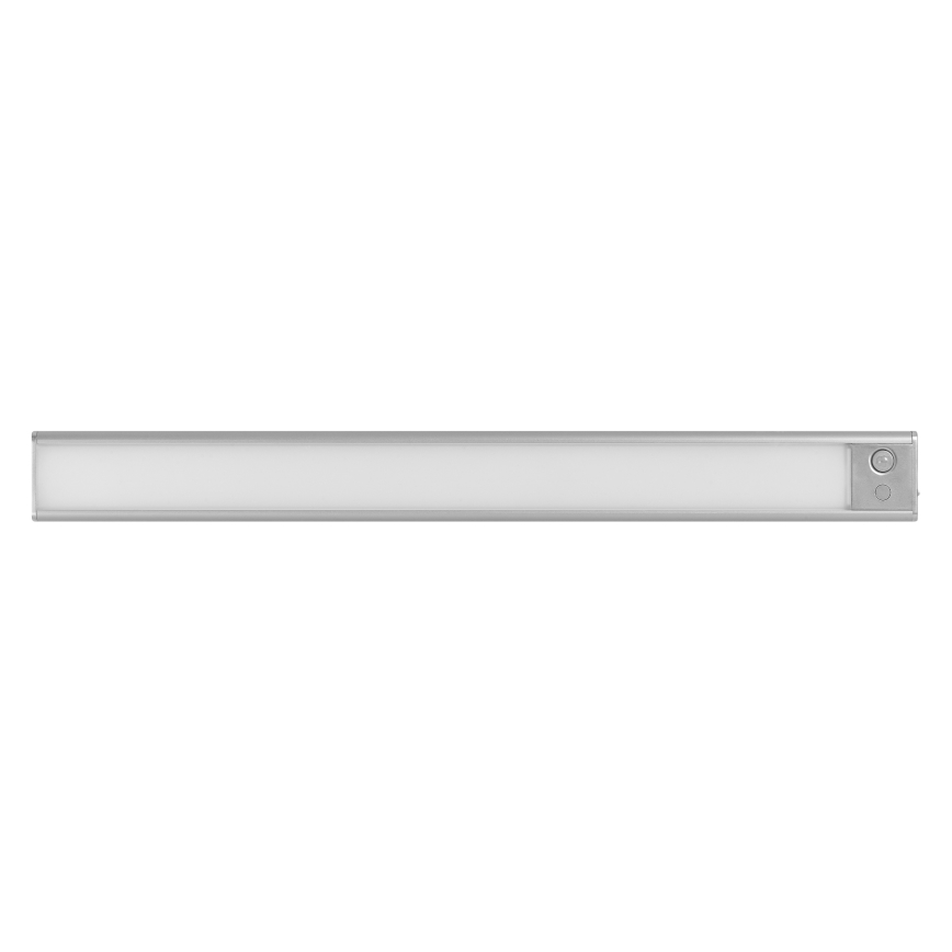 Osram - LED alakaappivalaisin liike- ja hämäräanturilla LINEAR LED/3,2W/3,7V 500 mAh 3000/4000/6500K 40 cm harmaa