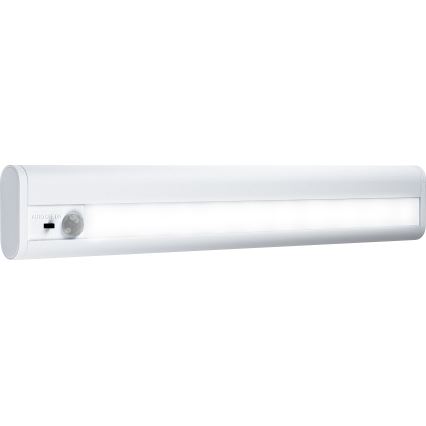 Osram - LINEARLED alakaapin LED-valaisin liike- ja hämärätunnistimella LED/2,9W/9V 6xAA 4000K 31,4 cm valkoinen