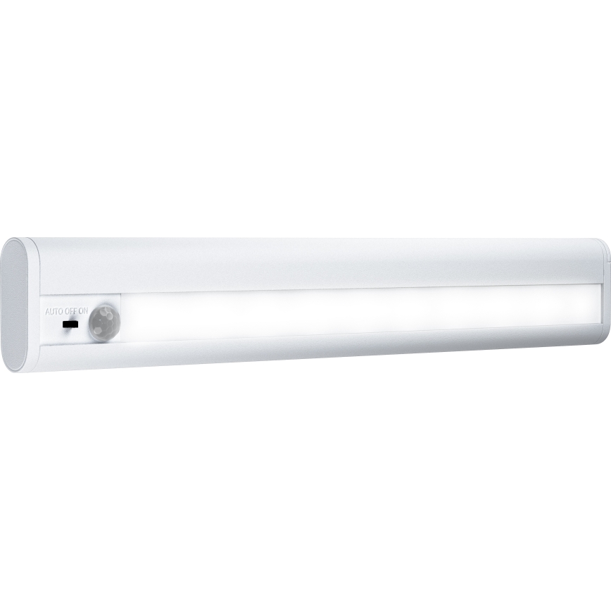 Osram - LINEARLED alakaapin LED-valaisin liike- ja hämärätunnistimella LED/2,9W/9V 6xAA 4000K 31,4 cm valkoinen
