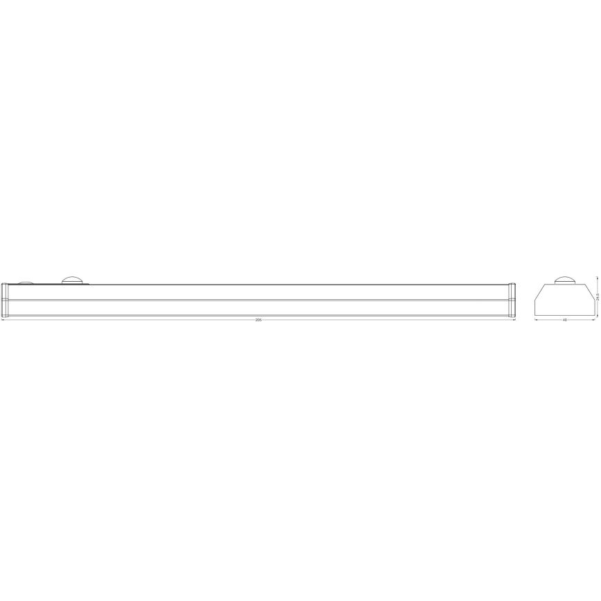 Osram - LED-kalustevalaisin anturilla MOBILE LED/1W/3,7V 500 mAh 20 cm