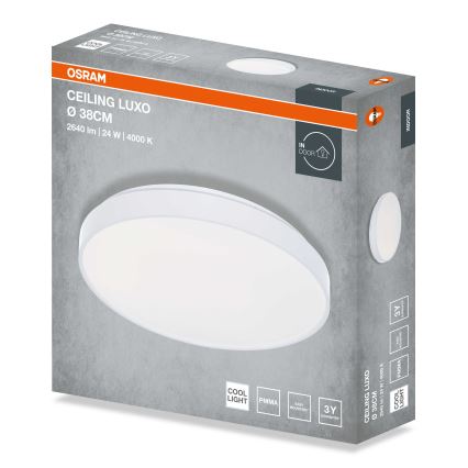 Osram - LED-kattovalaisin CEILING LUXO LED/24W/230V halkaisija 38 cm valkoinen