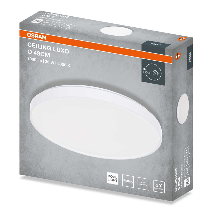 Osram - LED-kattovalaisin CEILING LUXO LED/36W/230V Ø 49 cm valkoinen