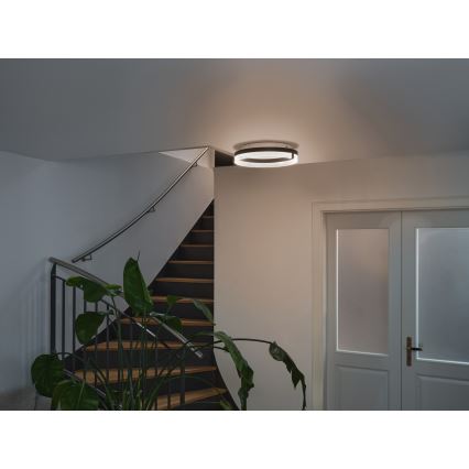 Osram - LED-kattovalaisin DECOR CIRCLE LED/25W/230V 3000/4000/6500K Ø 40 cm musta/valkoinen