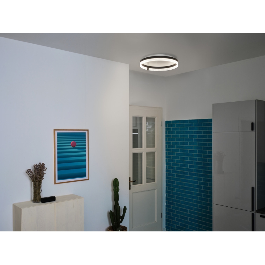 Osram - LED-kattovalaisin DECOR CIRCLE LED/32W/230V 3000/4000/6500K Ø 50 cm musta/valkoinen