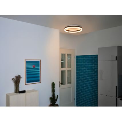 Osram - LED-kattovalaisin DECOR CIRCLE LED/32W/230V 3000/4000/6500K Ø 50 cm musta/valkoinen