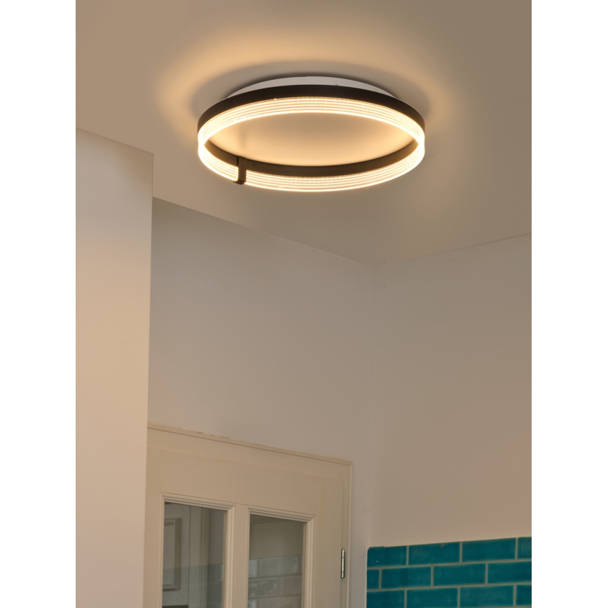 Osram - LED-kattovalaisin DECOR CIRCLE LED/32W/230V 3000/4000/6500K Ø 50 cm musta/valkoinen