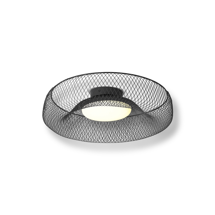 Osram - LED-kattovalaisin DECOR MESH LED/18,5W/230V halkaisija 30 cm musta