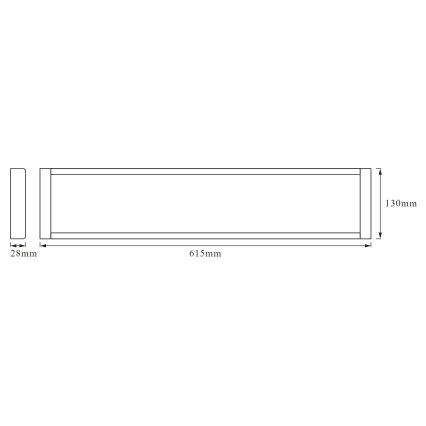 Osram - LED-kattovalaisin OFFICE LINE LED/25W/230V 61,5 cm