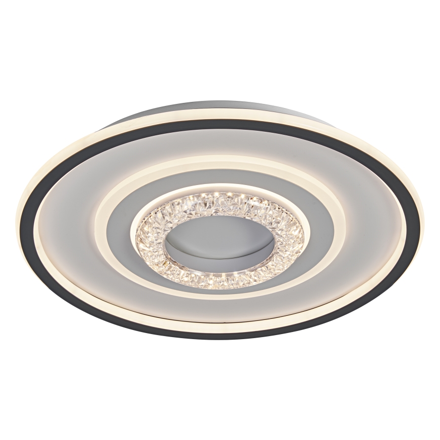 Osram - LED-kattovalaisin ORBIS CRISTALLY LED/50W/230V 2700/4000/6000K halkaisija 43 cm valkoinen/musta