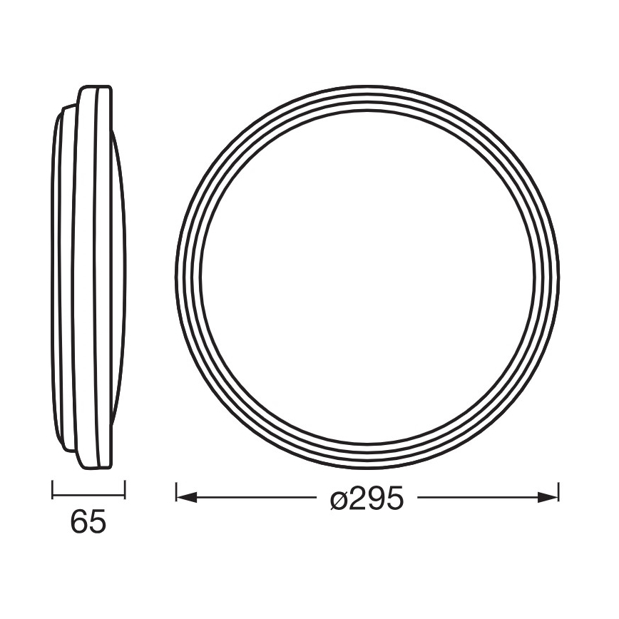 Osram - LED-kattovalaisin ORBIS HELMAN LED/16W/230V, halkaisija 29,5 cm, hopea