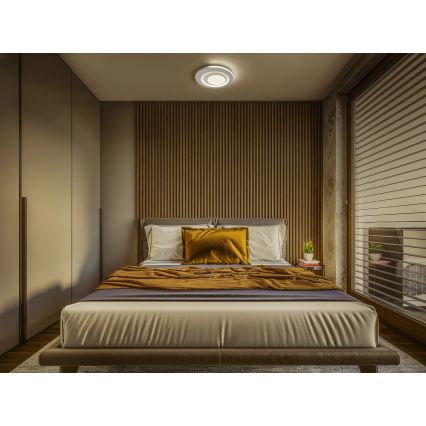 Osram - LED-kattovalaisin ORBIS SPIRAL LED/27W/230V halkaisija 40 cm valkoinen