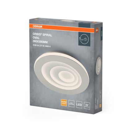 Osram - LED-kattovalaisin ORBIS SPIRAL LED/27W/230V