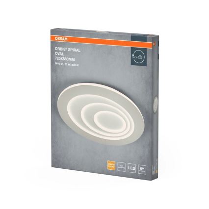 Osram - LED-kattovalaisin ORBIS SPIRAL LED/63W/230V valkoinen