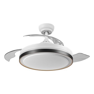 Osram - LED-kattovalaisin tuulettimella CEILING FAN LED/66W/230V 3000/4000/6500K valkoinen + kaukosäädin