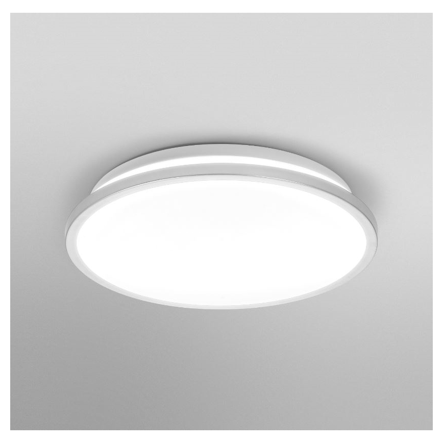 Osram - LED-kylpyhuoneen kattovalaisin DISC LED/18W/230V 3000/4000K Ø 30 cm IP44 hopea