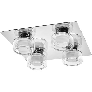 Osram - LED-kylpyhuoneen kattovalaisin ORBIS FLAME 4xLED/5,5W/230V 3000/4000K IP44 kiiltävä kromi