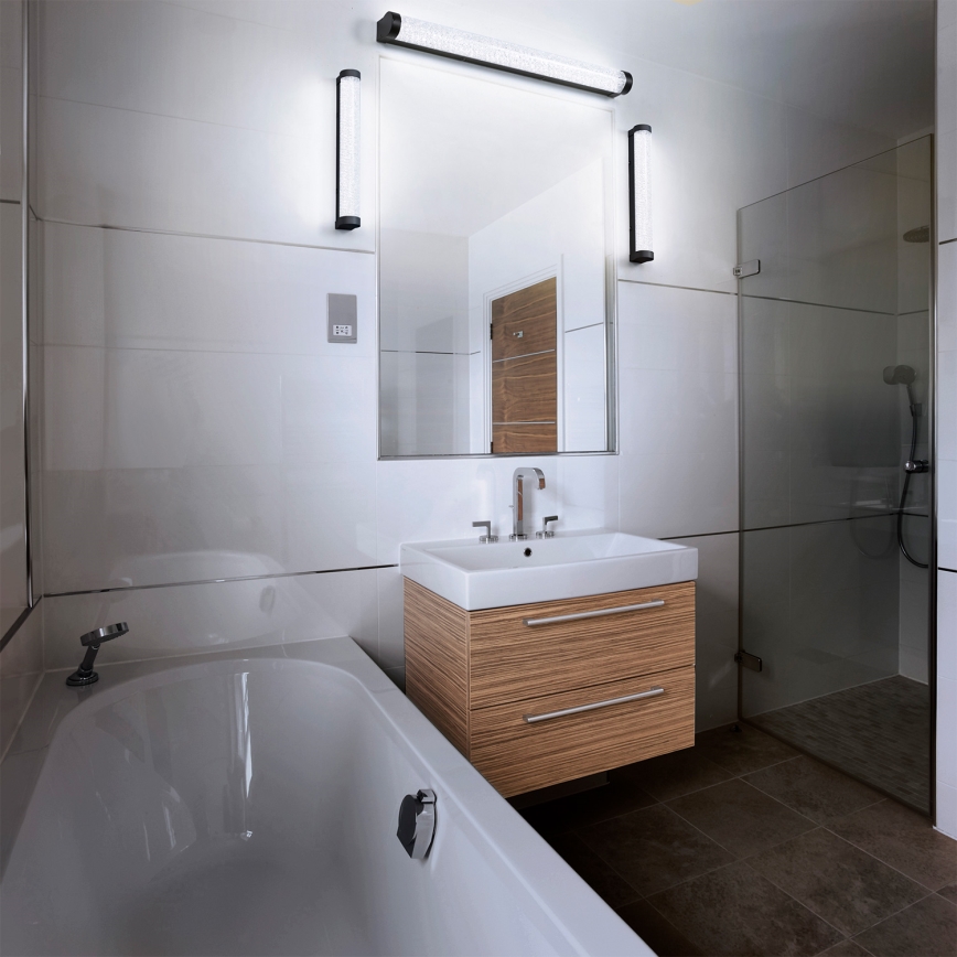 Osram - Himmennettävä ORBIS TUBE kylpyhuoneen peilivalaisin LED/12W/230V 3000/4000K 60 cm IP44 musta