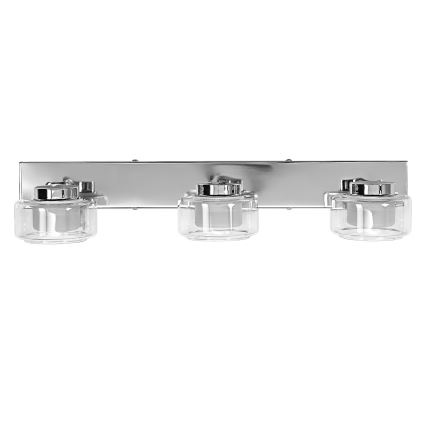 Osram - LED-kylpyhuoneen seinävalaisin ORBIS FLAME 3xLED/5,5W/230V 3000/4000K IP44 kiiltävä kromi