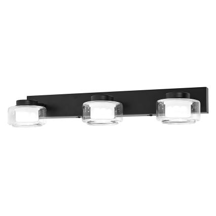 Osram - LED-kylpyhuoneen seinävalaisin ORBIS FLAME 3xLED/5,5W/230V 3000/4000K IP44 musta